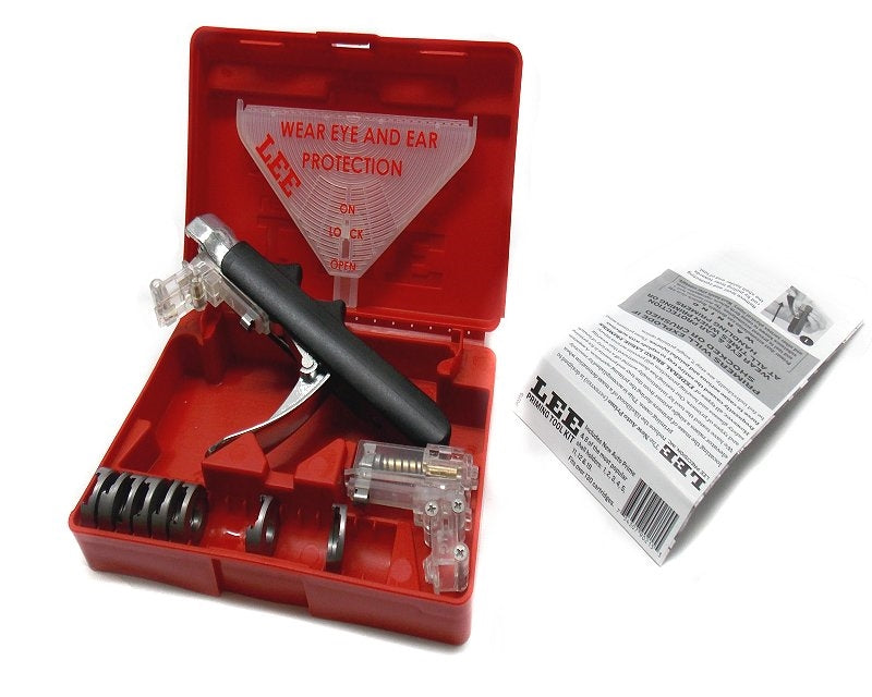 Lee Innescatore Auto Prime Kit 90215 + 8 Shell Holders Ricarica Bossoli