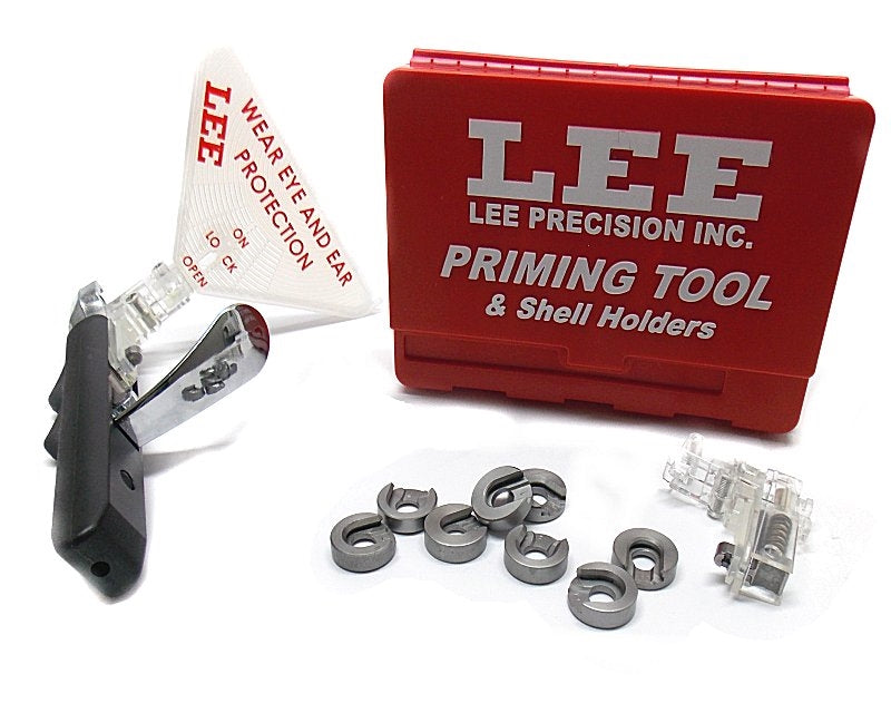 Lee Innescatore Auto Prime Kit 90215 + 8 Shell Holders Ricarica Bossoli