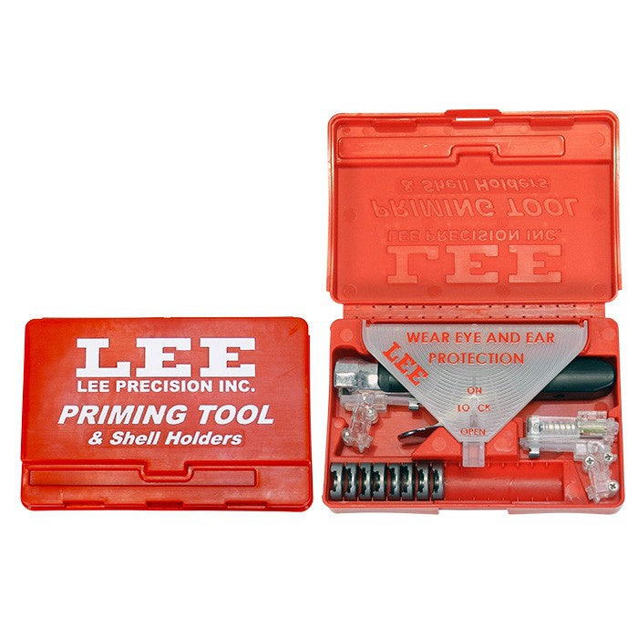 Lee Innescatore Auto Prime Kit 90215 + 8 Shell Holders Ricarica Bossoli