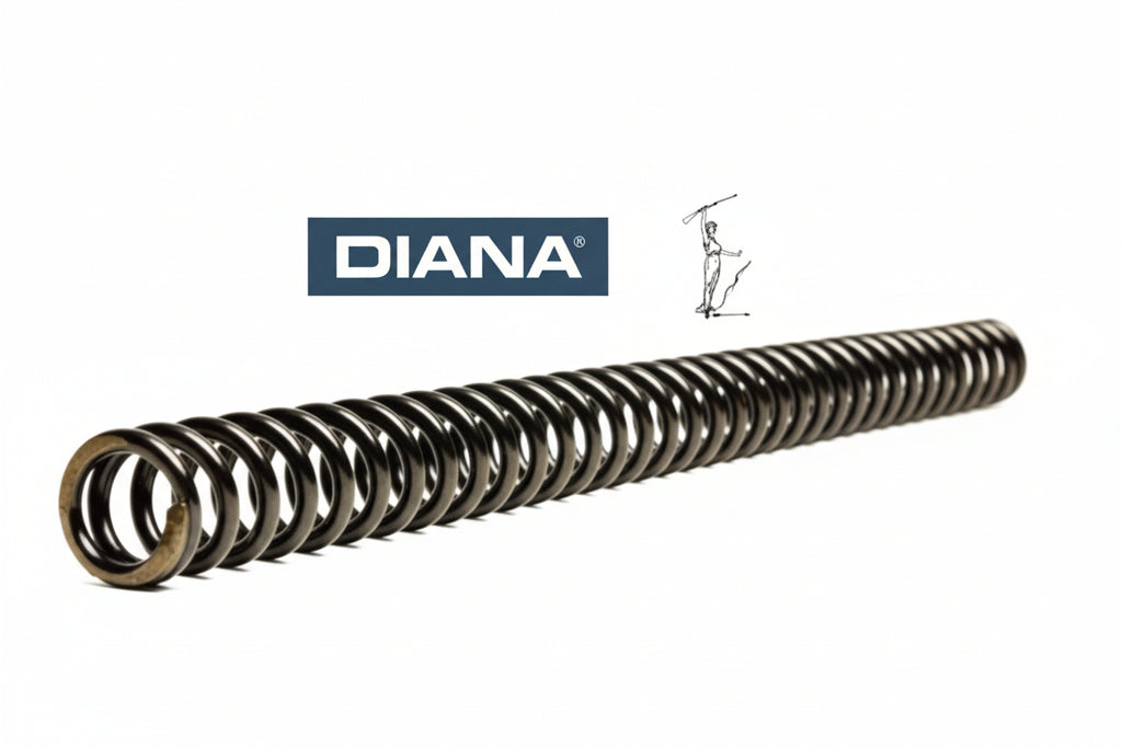 Molla full power 32J Diana 48 52 54 vista laterale acciaio alta resistenza
