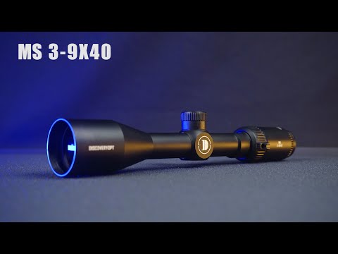 Cannocchiale Discovery OPT 3-9x40 Mil-Dot Caccia Plinking Attacchi Inclusi