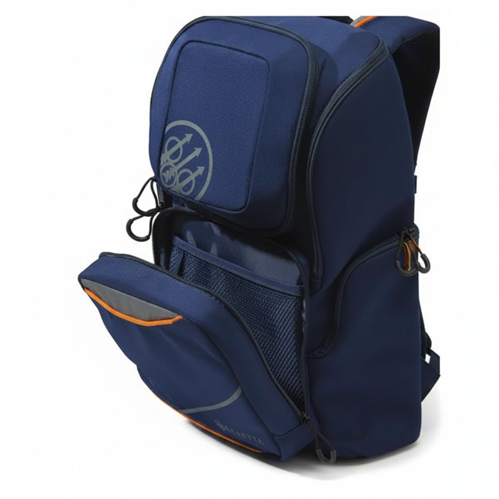Zaino Beretta BS911 Blu - Dettaglio tasca occhiali da tiro
